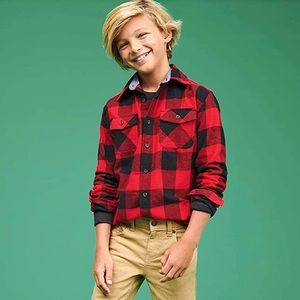 NWOT Boy's Long Sleeve Flannel Shirt